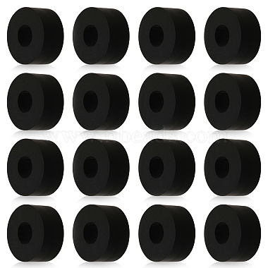 Black Flat Round Rubber Automobiles & Bicycle Accessories