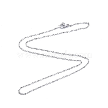 304 collier chaînes câble en acier inoxydable pour homme femme(NJEW-N050-A02-S15)-3