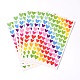 Heart Pattern DIY Cloth Picture Stickers(AJEW-L053-02)-1