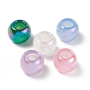 Opaque Acrylic Beads, AB Color, Rondelle, Mixed Color, 17.5x14mm, Hole: 8.8mm(OACR-C008-01)