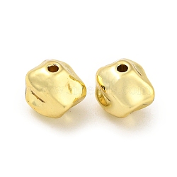 Alloy Beads, Long-Lasting Plated, Lead Free & Cadmium Free & Nickel Free, Golden, 7x7.5x7mm, Hole: 1.2mm(PALLOY-K020-01G)
