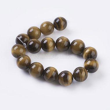 Natural Tiger Eye Beads Strands(G-C076-12mm-1B)-2