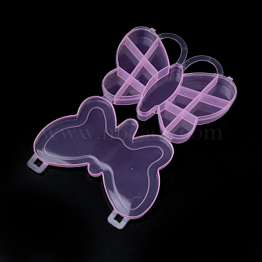 Recipientes de almacenamiento de abalorios de plástico de la mariposa(X-CON-Q023-14A)-3