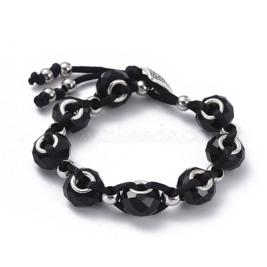 Black Glass Bracelets