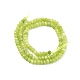 Chapelets de perles en rondelles en jade de Malaisie naturel teint(G-E316-2x4mm-41)-2