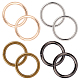 8Pcs 4 Colors Zinc Alloy Linking Rings(FIND-GF0003-21)-1