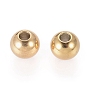 Golden Rondelle 304 Stainless Steel Spacer Beads(STAS-NB0004-40G)