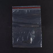 Plastic Zip Lock Bags, Resealable Packaging Bags, Top Seal, Self Seal Bag, Rectangle, Red, 22x15cm, Unilateral Thickness: 1.8 Mil(0.045mm), 100pcs/bag(OPP-G001-D-15x22cm)