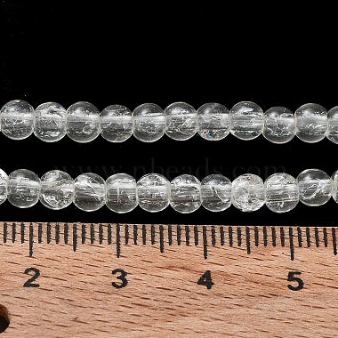 Crackle Glass Beads Strands(X-CCG-Q001-4mm-01)-4