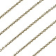 Brass Coated Iron Flat Cable Chains(CH-TAC0007-01AB)-3