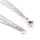 316 Surgical Stainless Steel Tiered Necklaces(NJEW-JN02298)-3