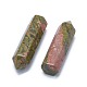 Natural Unakite Pointed Beads(G-G795-02-15)-2