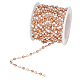 Pandahall Elite runde Perlenketten aus Messing und Harzimitationsperlen(CHC-PH0001-20)-1