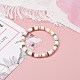 Disc Beads Energy Power Stretch Bracelet for Teen Girl Women(BJEW-JB07034-03)-2