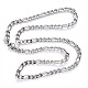 304 Stainless Steel Figaro Chain Necklaces(NJEW-S420-003A-P)-3