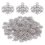 120Pcs Tibetan Style Alloy Pendants, Lead Free & Cadmium Free, Snowflake Charms, Antique Silver, 19.5x15.5x1.5mm, Hole: 1.8mm(TIBEP-LP0001-11)