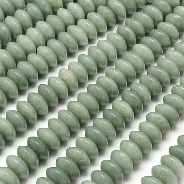 12mm Rondelle Green Aventurine Beads