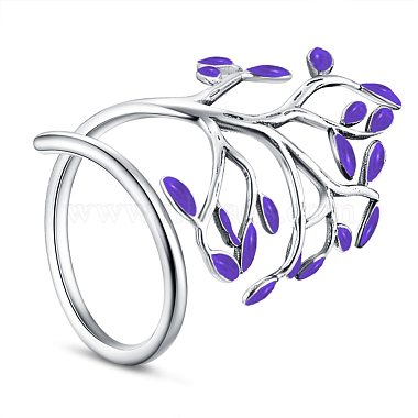 Purple Sterling Silver Finger Rings