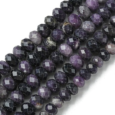 Rondelle Sugilite Beads