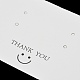 Smiling Face Paper Earrings Necklace Display Cards(FIND-T072-01B-03)-3