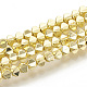 Electroplate Non-magnetic Synthetic Hematite Beads Strands(G-N0322-18G)-1