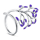 SHEGRACE Adjustable 925 Sterling Silver Finger Ring(JR390F)-1