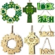 DIY Word Irish Unfinished Wooden Ornaments Blank Wooden Embellishments(WOOD-C009-04)-5