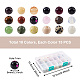 270Pcs 18 Colors Natural & Synthetic Gemstone Beads(G-YS0001-09)-3