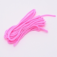 Polypropylene Cord, Parachute Rope, Round, Hot Pink, 2mm, about 3m/bundle(OCOR-WH0063-07J)