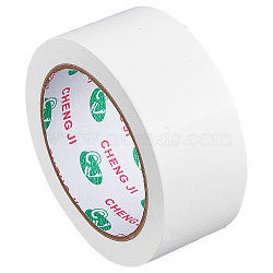 PE & Gauze Adhesive Tapes for Fixing Carpet, Bookbinding Repair Cloth Tape, White, 4.5cm, about 20m/roll(AJEW-WH0136-54B-03)
