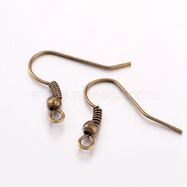 50Pcs Iron Earring Hooks(IFIN-YW0001-35AB-NF)-2