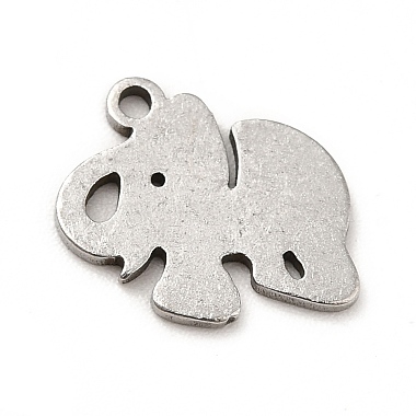 Stainless Steel Color Elephant 201 Stainless Steel Pendants