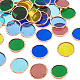 36Pcs 6 Colors Colored Glass Mosaic Tiles(DIY-OC0009-46)-1