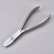 Steel Eyeglasses Pliers, Adjusting Eyeglass Arms Frame Plier, Stainless Steel Color, 153x52x16mm(PT-WH0006-12)