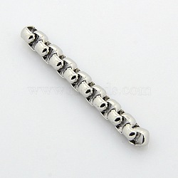 Men's Jewelry Making 304 Stainless Steel Box Chains, Unwelded, Stainless Steel Color, 5.5x5.5x3mm(CHS-A003F-5.5mm)