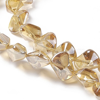 Perles de verre galvanoplastiques plaquées lustre nacré(EGLA-Q066-PL01)-3
