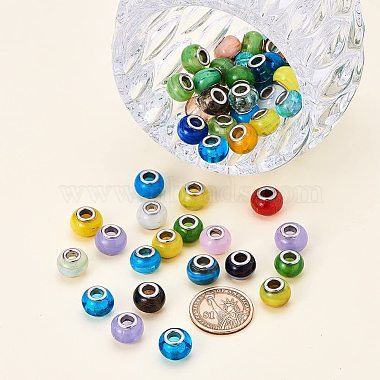 Mixed Styles Handmade Lampwork Glass European Beads(LPDL-PH0001-03)-3