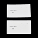 Smiling Face Paper Earrings Necklace Display Cards(FIND-T072-01B-02)-1