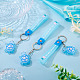 3Pcs PVC Tortoise Pendant Keychains(KEYC-TADJ0001-02B)-4