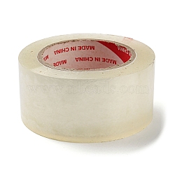 Acrylic Adhesive Packaging Parcel Tape, Carton Sealing Tape, Clear, 50~55x0.1mm, about 110m/roll
(AJEW-NH0001-02C)