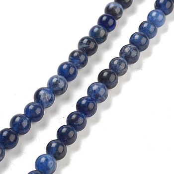 Sodalite Round Bead Strands, 6mm, Hole: 1mm, about 61pcs/strand, 15.2 inch
