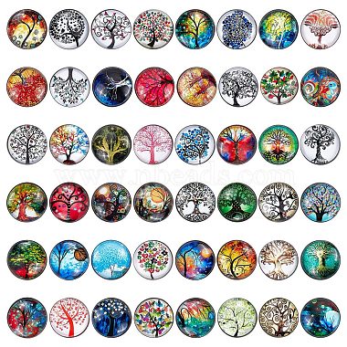 Colorful Alloy+Glass Jewelry Buttons
