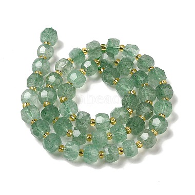 Natural Green Strawberry Quartz Beads Strands(G-P508-A17-01)-3