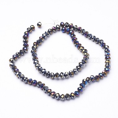 Electroplate Glass Beads Strands(X-EGLA-D020-6x4mm-37)-2