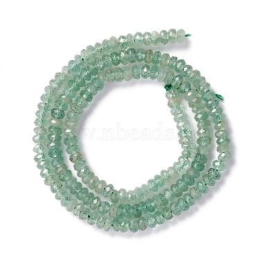 Brins de perles de kyanite verte naturelle de grade aa(G-A021-06A)-2