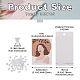 fashewelry 90 feuilles 9 styles de cartes d'affichage de boucles d'oreilles(CDIS-FW0001-06)-2