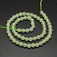 Natürlich neu Jade runde Perlen Stränge(G-L348-01-6mm)-2