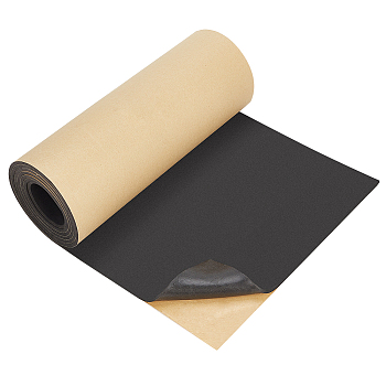 Adhesive EVA Foam Sheets, For Art Supplies, Paper Scrapbooking, Cosplay, Halloween, Foamie Crafts, Black, 300x4mm, 2m/roll
