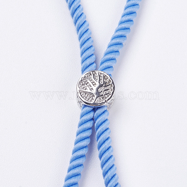 Nylon Twisted Cord Bracelet Making(MAK-F018-03P-RS)-3