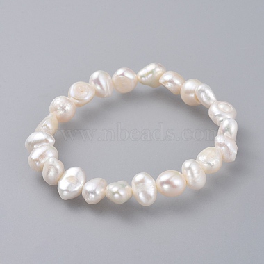 White Pearl Bracelets